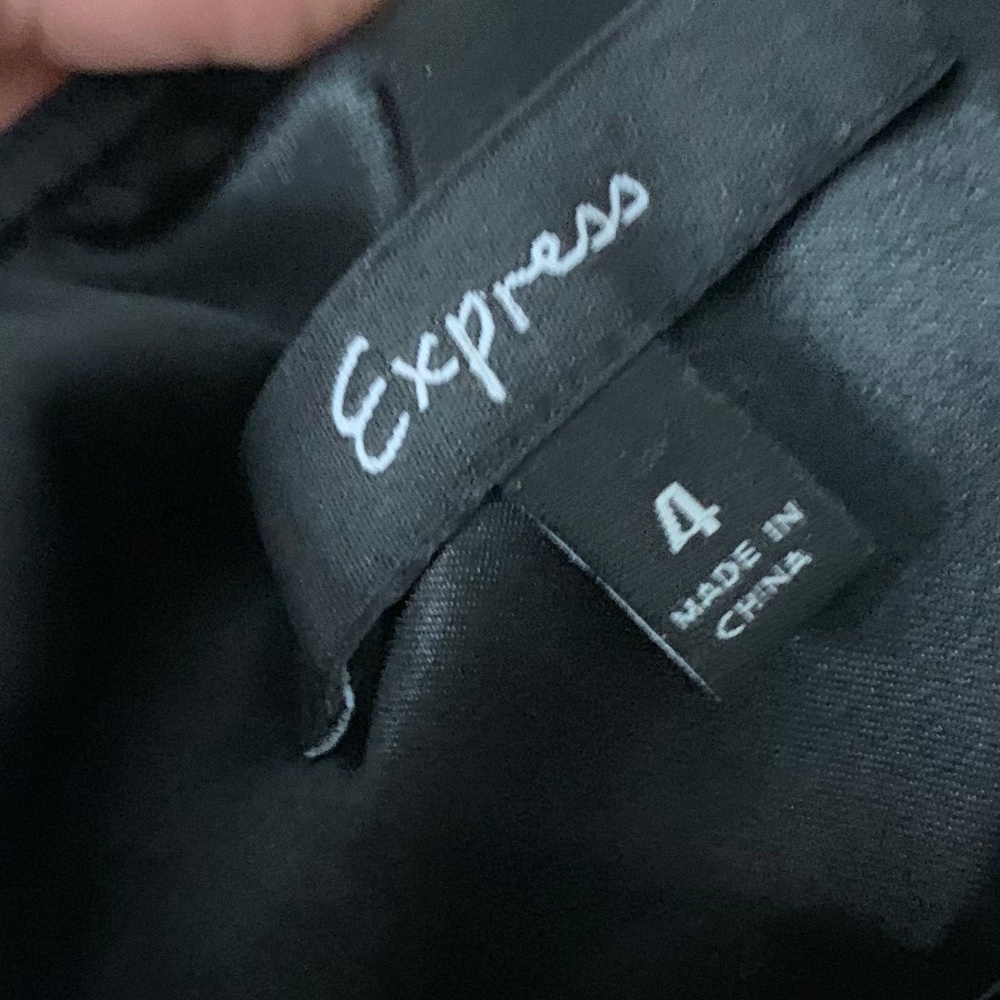 Express Split Back Halter Top Size 4 - image 3